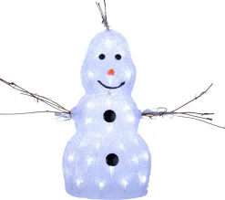 Snögubbe 38 cm Crystalo Dekorationsfigur