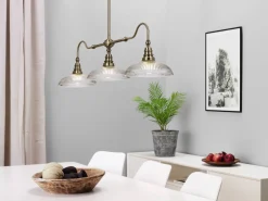 SNOOKER Takpendel 3L 160cm Antik/Veckad/Klar