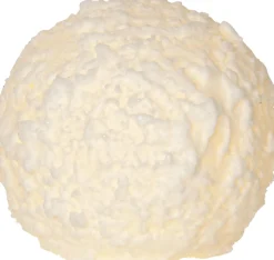 SNOWBALL LED-Blockljus Batteri 10cm Vit