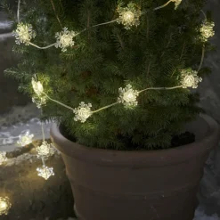 SNOWSTAR Ljusslinga Batteri 2m 20LED Varmvit/Klar