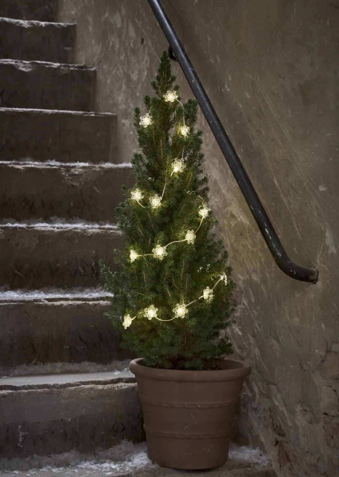 SNOWSTAR Ljusslinga Batteri 2m 20LED Varmvit/Klar