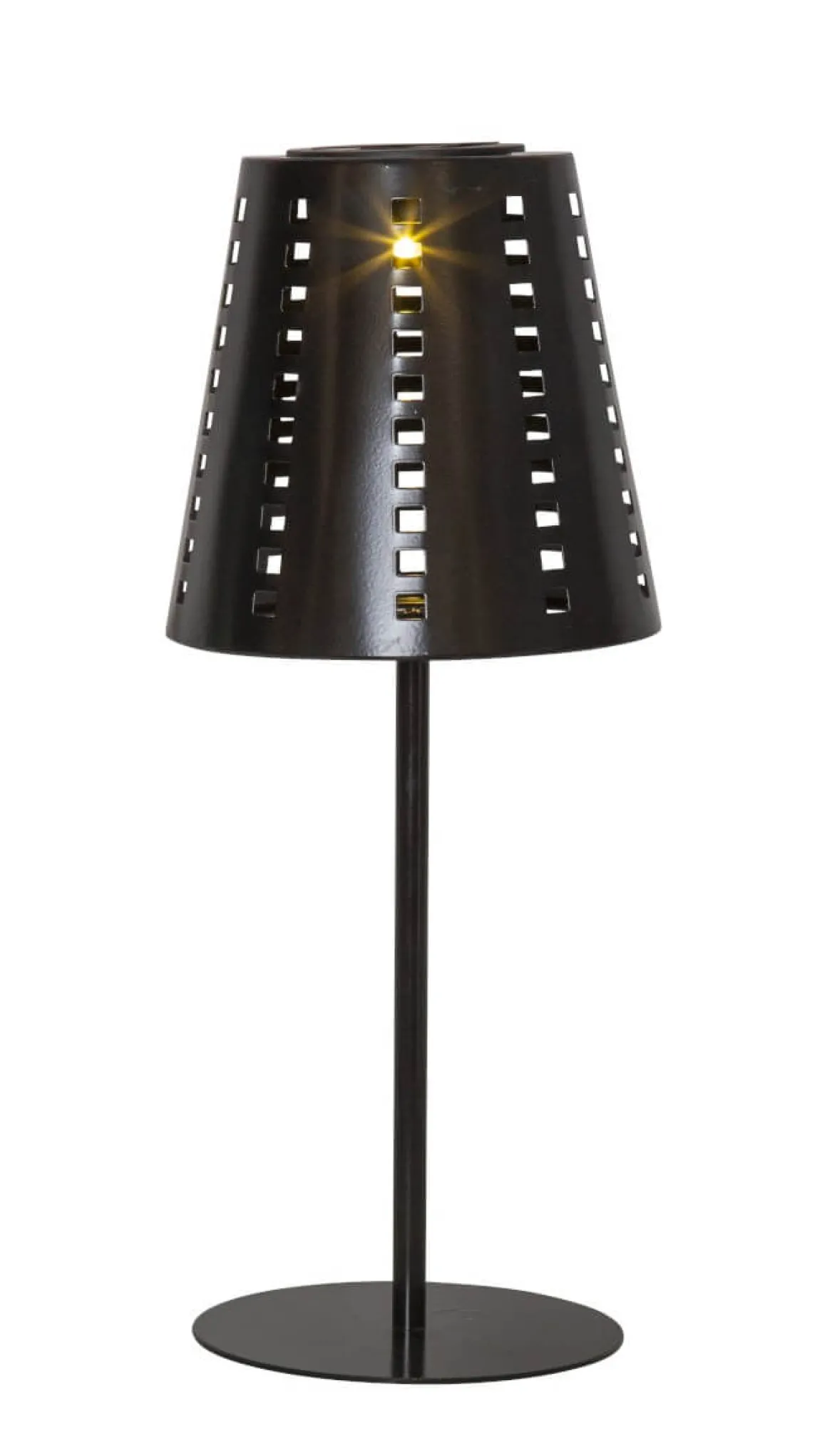 SOLA Solcellslampa 35cm Svart