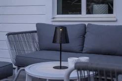 SOLA Solcellslampa 35cm Svart