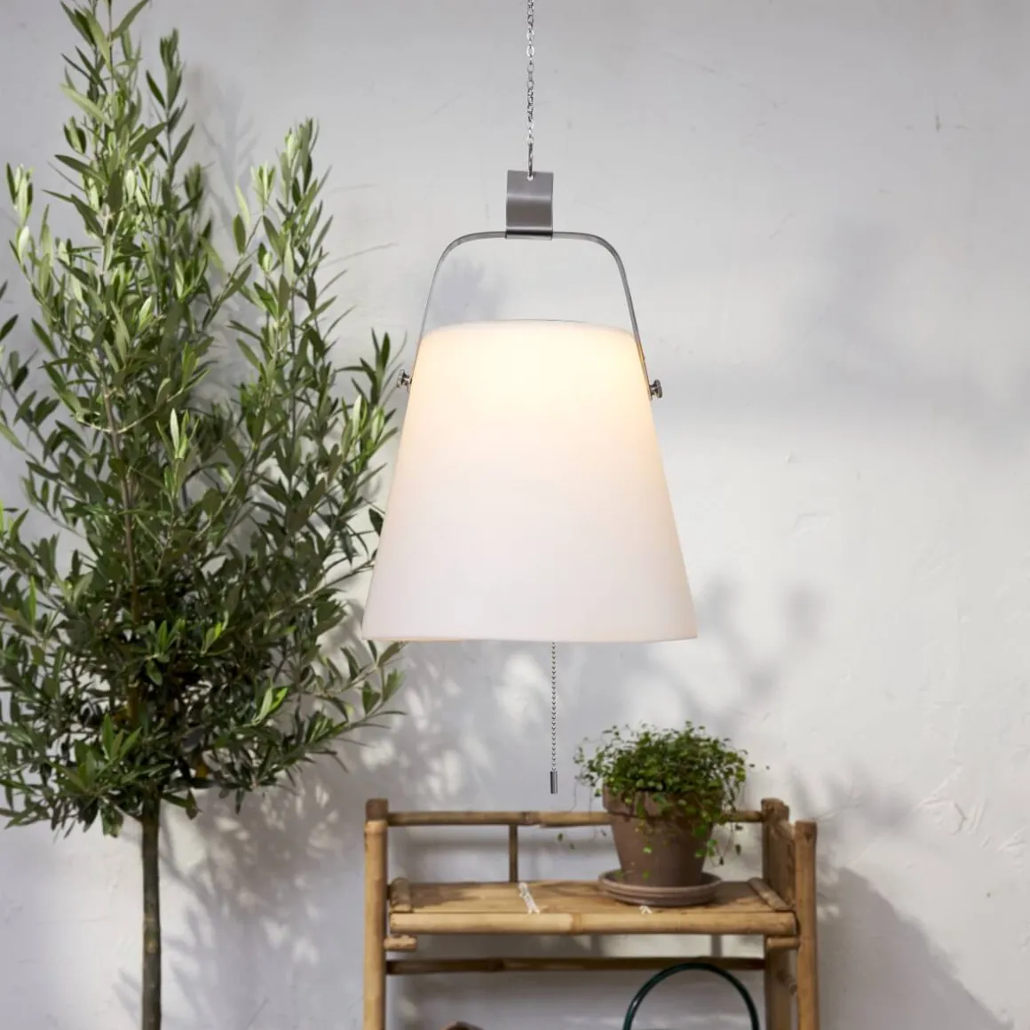 SOLIA SHADE Solcellsdekoration 28cm Vit