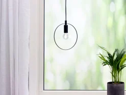 SPARTAN RINGO Fönsterlampa 20cm Svart