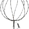 SPHERE Utomhusdekoration Batteri 64cm Svart