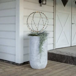 SPHERE Utomhusdekoration Batteri 64cm Svart