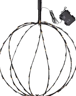SPHERE Utomhusdekoration Batteri 64cm Svart