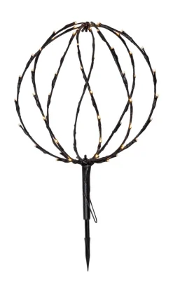 SPHERE Utomhusdekoration Batteri 44cm Svart