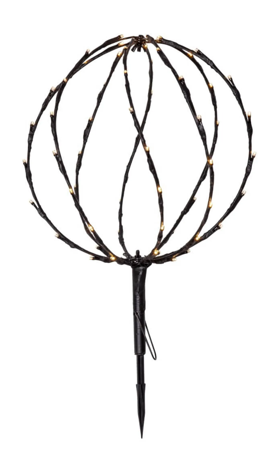 SPHERE Utomhusdekoration Batteri 44cm Svart