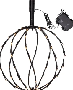 SPHERE Utomhusdekoration Batteri 44cm Svart