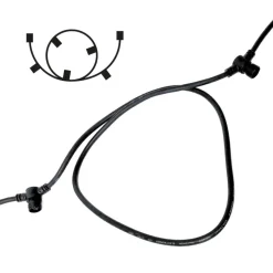 SPLITTER Grenkabel/Förlängning 5m med 5+1 Uttag 12V