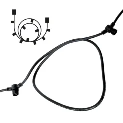 SPLITTER Grenkabel/Förlängning 10m med 10+1 Uttag 12V