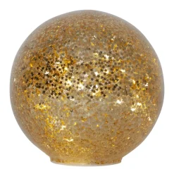STAR FALL Glasdekoration Batteri 15cm Guld