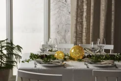 STAR FALL Glasdekoration Batteri 15cm Guld