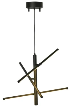 STECCO Taklampa LED 60cm Svart Dimbar