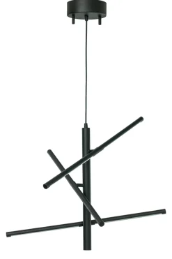 STECCO Taklampa LED 60cm Svart Dimbar