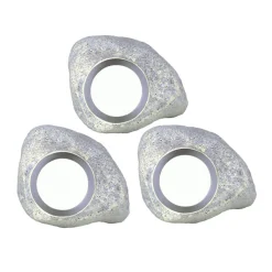 STONELIGHT 3-Pack Dekorationssten 10cm Grå 12V IP44