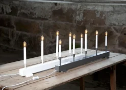 STORM RAK Träljusstake 89cm Vit