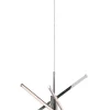 STRAZZA LED Takpendel Stepdim 62cm Krom/Silikon/Glitter