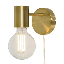 STRICT Vägglampa 13,5cm Matt Mässing