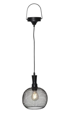 SUNLIGHT Solcellsdekoration 24cm Svart IP44