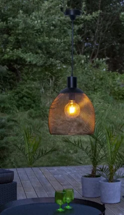 SUNLIGHT Solcellsdekoration 35cm Svart IP44