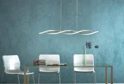 SWIRL Takpendel LED Dimbar 109cm Stål