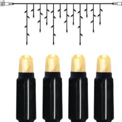 SYSTEM 24 EXTRA Istappsslinga 1,5m 42LED Varmvit/Svart IP44