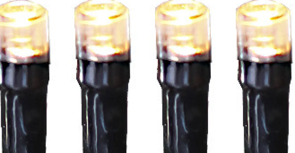 SYSTEM DECOR EXTRA Istappsslinga 3m 126LED Varmvit/Svart IP44