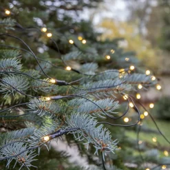 SYSTEM DECOR EXTRA Ljusnät 2m 100LED Varmvit/Svart IP44