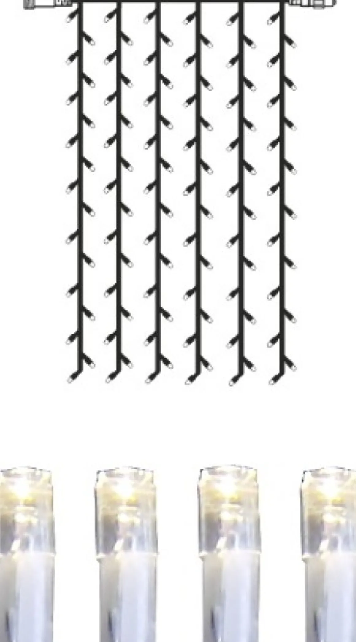 System Decor Gardin Dagsljus/Vit