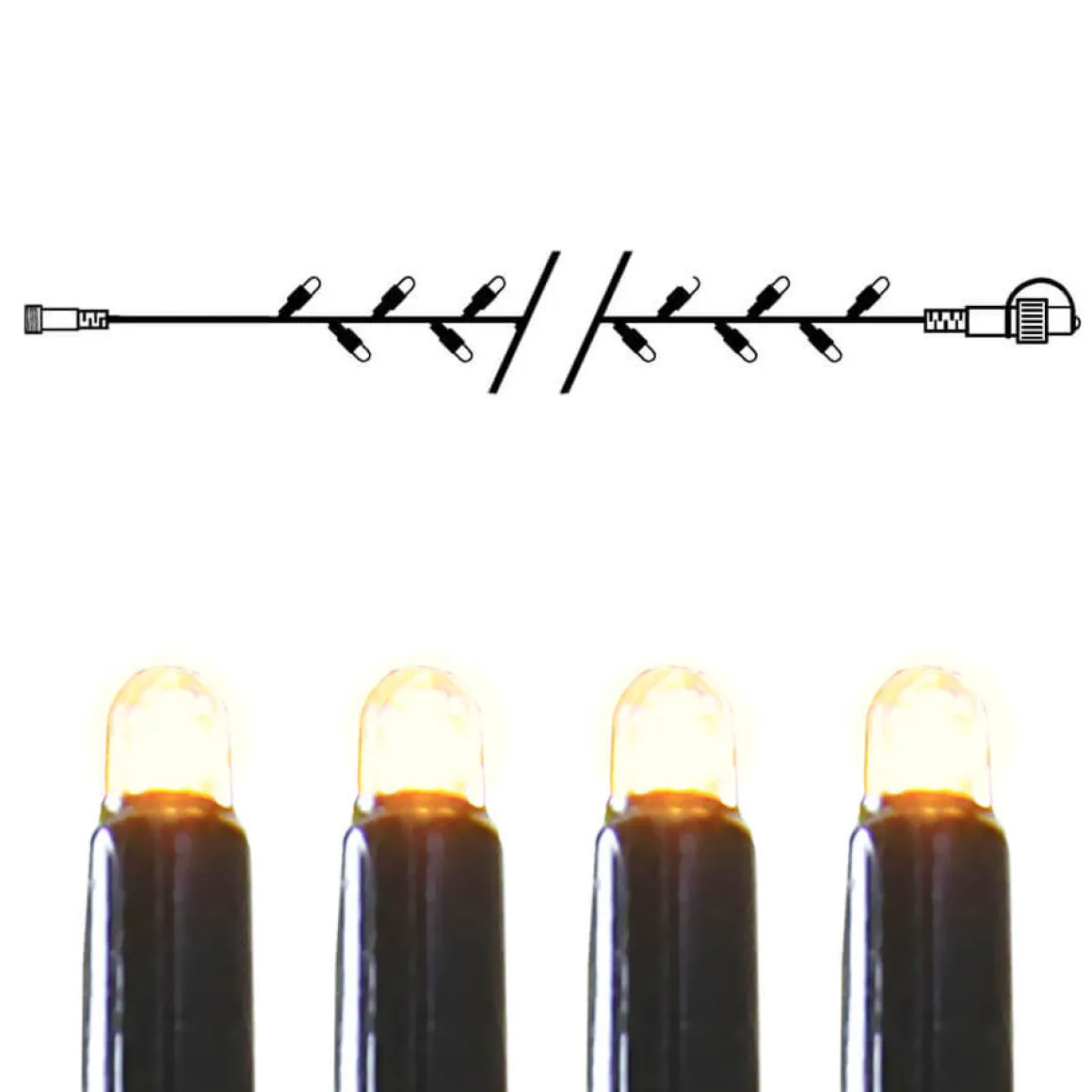 SYSTEM EXPO Ljusslinga Extra 5m IP44 Klar