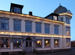 SYSTEM LED EXTRA Istappsslinga 3m 50LED Varmvit/Svart IP44