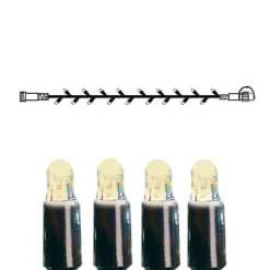 SYSTEM LED EXTRA Ljusslinga 3m 30LED Varmvit/Svart IP44