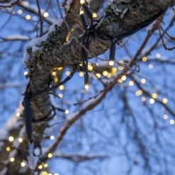 SYSTEM LED EXTRA Ljusslinga 3m 30LED Varmvit/Svart IP44