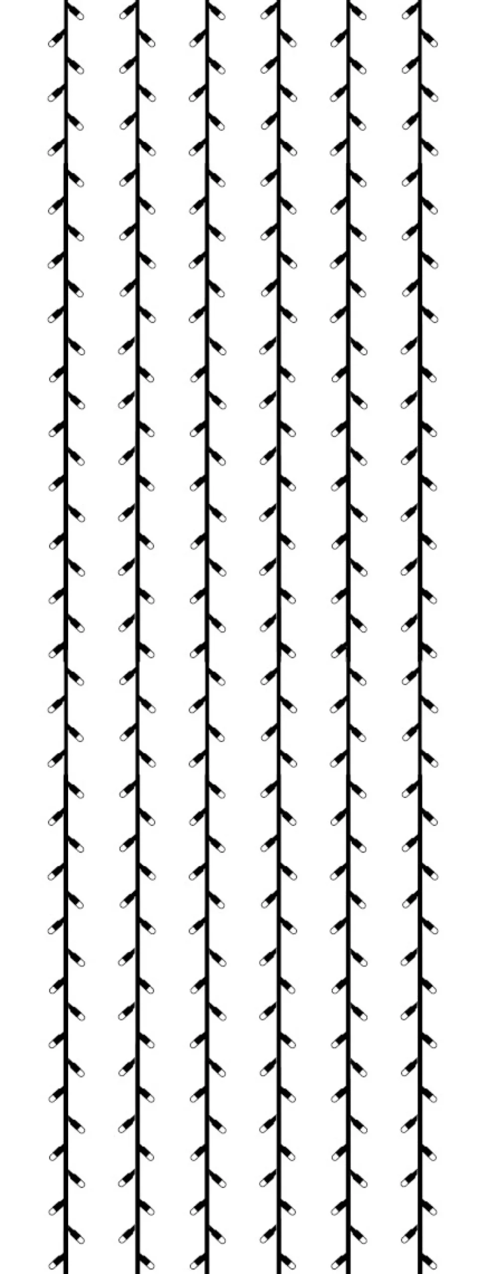 System LED Ljusgardin Extra 1*4m 204LED Svart/Kallvit