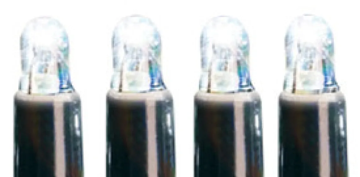 System LED Ljusgardin Extra 1*4m 204LED Svart/Kallvit