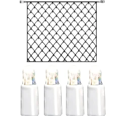 System LED Ljusnät Extra 3x3m Kallvit