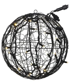SYSTEM LED Utomhusdekoration Boll 35cm Svart