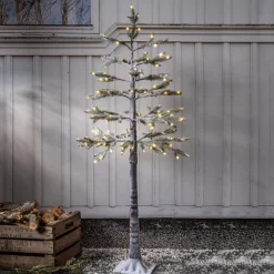 TANNE Julgran med LED 1,5m 155LED Varmvit/Grön