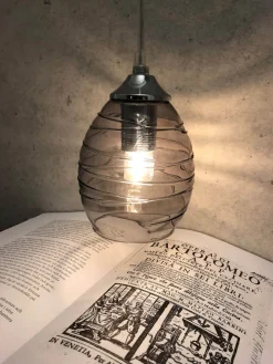 TELLUS Fönsterlampa 10cm Smoke