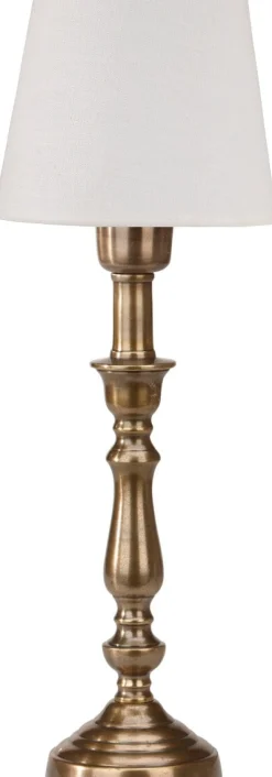 THERESE Lampfot 34cm Antikmässing