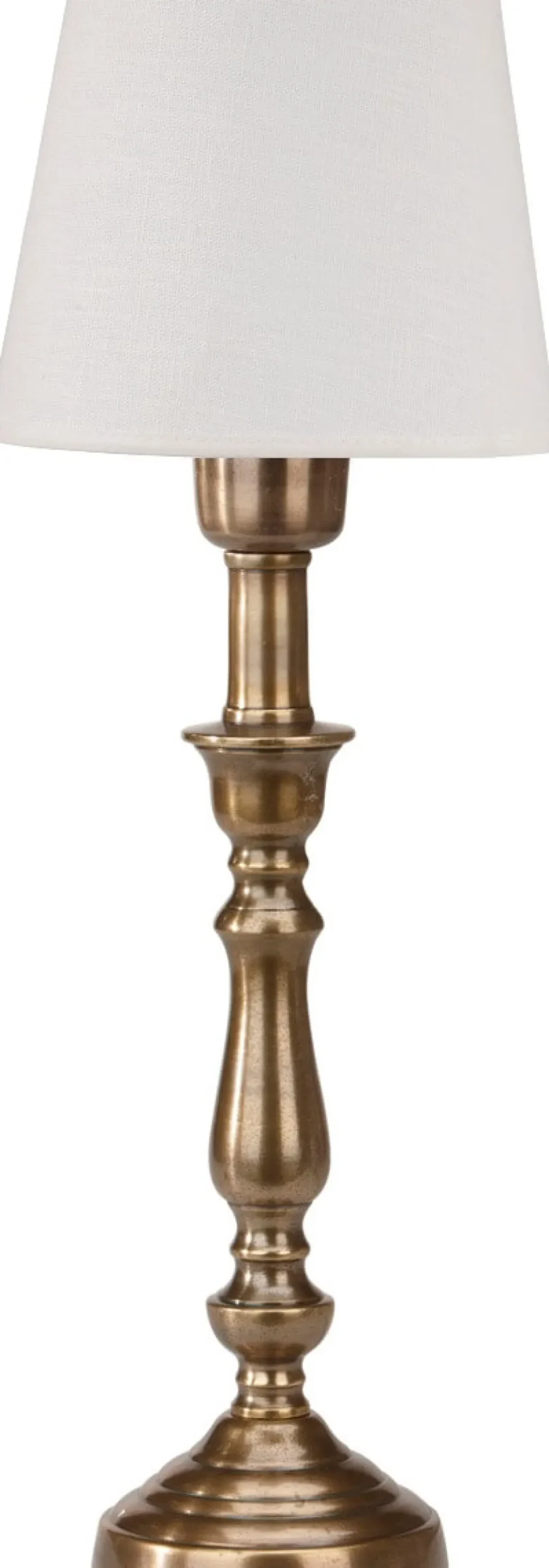 THERESE Lampfot 34cm Antikmässing