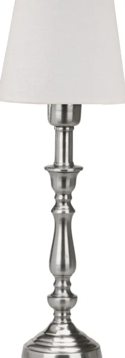 THERESE Lampfot 34cm Antiksilver