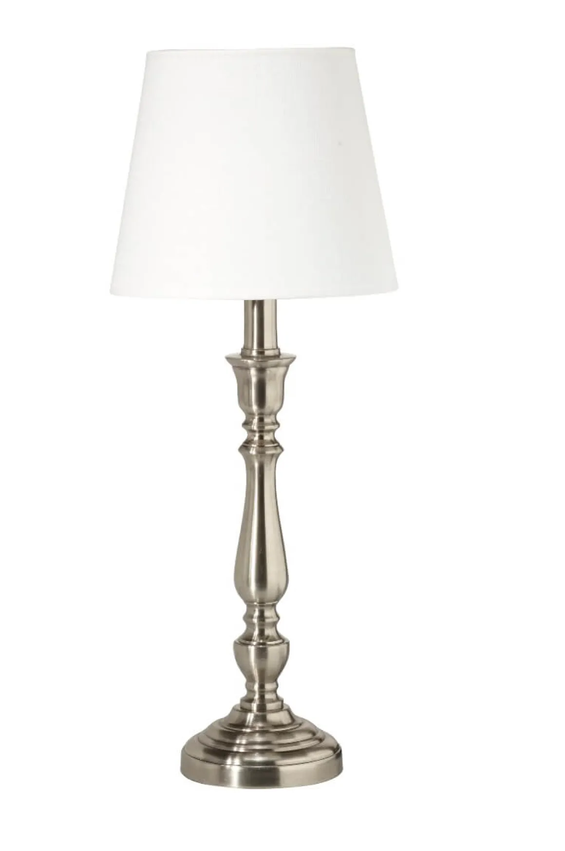 THERESE Lampfot 42cm Antiksilver