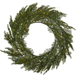 THUJA Krans 80cm 80LED Grön IP44