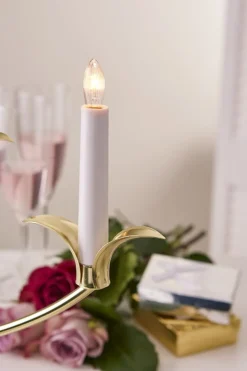 TILPI Metalljusstake 53cm Mässing