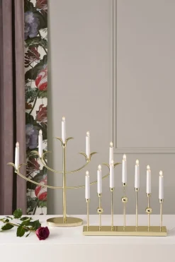 TILPI Metalljusstake 53cm Mässing