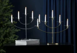 TILPI Metalljusstake 53cm Mässing